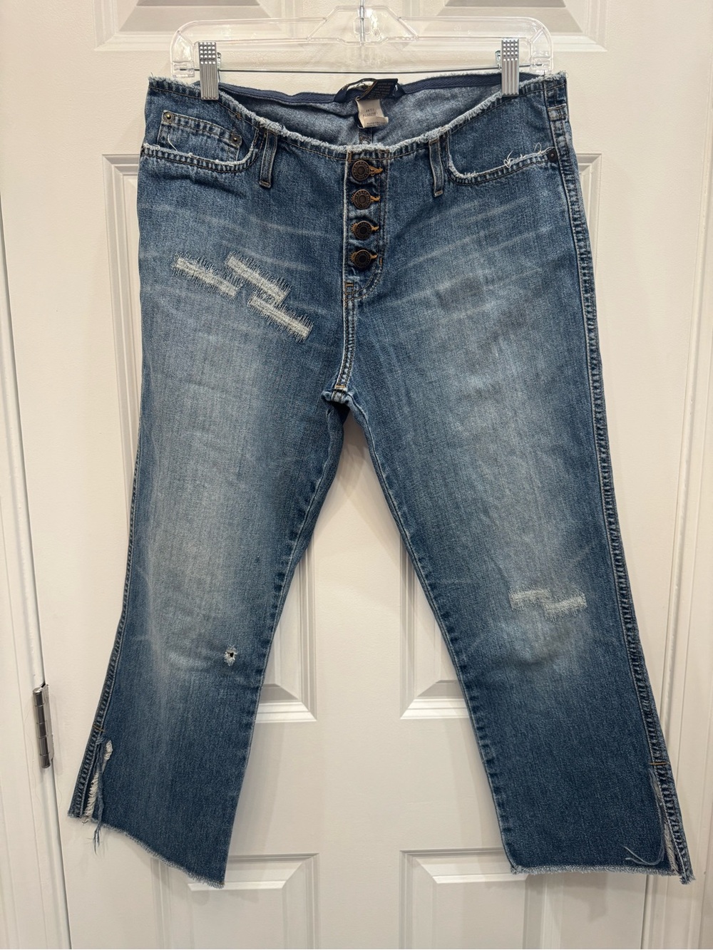 Abercrombie & Fitch Y2K Low Rise Cropped Jeans Vintage
